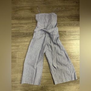 J.Crew striped linen jumpsuit, 0P